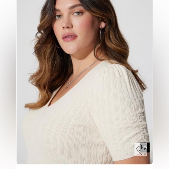 🆕Torrid Fitted Pullover V-neck Sweater - Picture 3 of 7